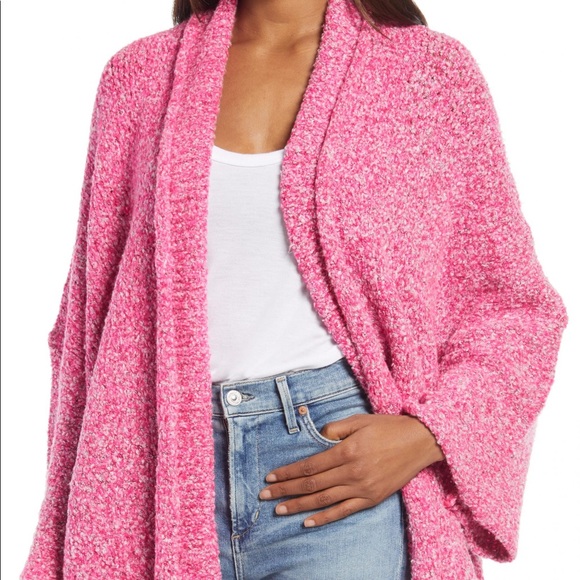 Free People Sweaters - Free People very pretty pink open cardigan | Never worn | Smoke free home 🏠